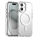 Til iPhone 17 Cover Kompatibelt med MagSafe Anti-fald Hybrid Telefon Bagcover