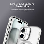 Til iPhone 17 Cover Kompatibelt med MagSafe Anti-fald Hybrid Telefon Bagcover