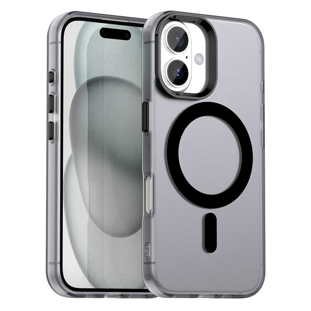 Til iPhone 17 Cover Kompatibelt med MagSafe Anti-fald Hybrid Telefon Bagcover