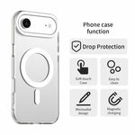 For iPhone Air Case Compatible with MagSafe Anti Drop Hybrid Phone Back Cover