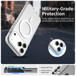 For iPhone 17 Pro Max Case Compatible with MagSafe Anti-Drop Hybrid Phone Back Cover