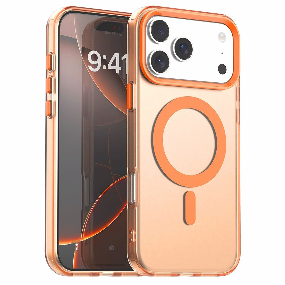 For iPhone 17 Pro Max Case Compatible with MagSafe Anti-Drop Hybrid Phone Back Cover