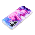 Til iPhone 17 Cover Marmormønster Malet TPU Telefonbagcover