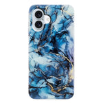 Til iPhone 17 Cover Marmormønster Malet TPU Telefonbagcover