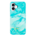 Til iPhone 17 Cover Marmormønster Malet TPU Telefonbagcover