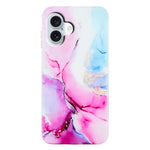 Til iPhone 17 Cover Marmormønster Malet TPU Telefonbagcover