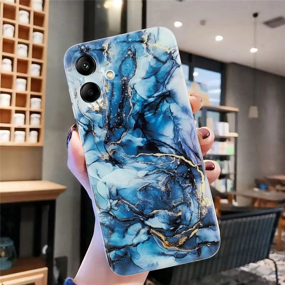 For Samsung Galaxy A08 5G / A08 4G / A07 4G Case Marble Pattern Painted TPU Phone Back Cover