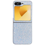 Samsung Galaxy Z Flip7 FE 5G / Z Flip6 5G-skal Gummerat silverkant Fantomglitter hårt PC-mobilskal