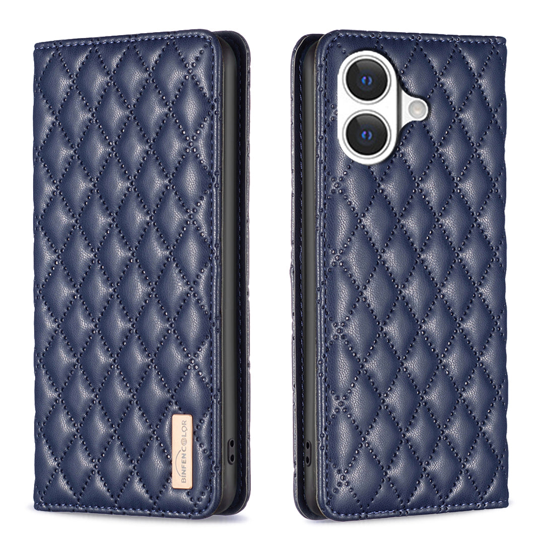 BINFEN COLOR For iPhone 17 Case with Card Holder  PU Leather Phone Stand Cover