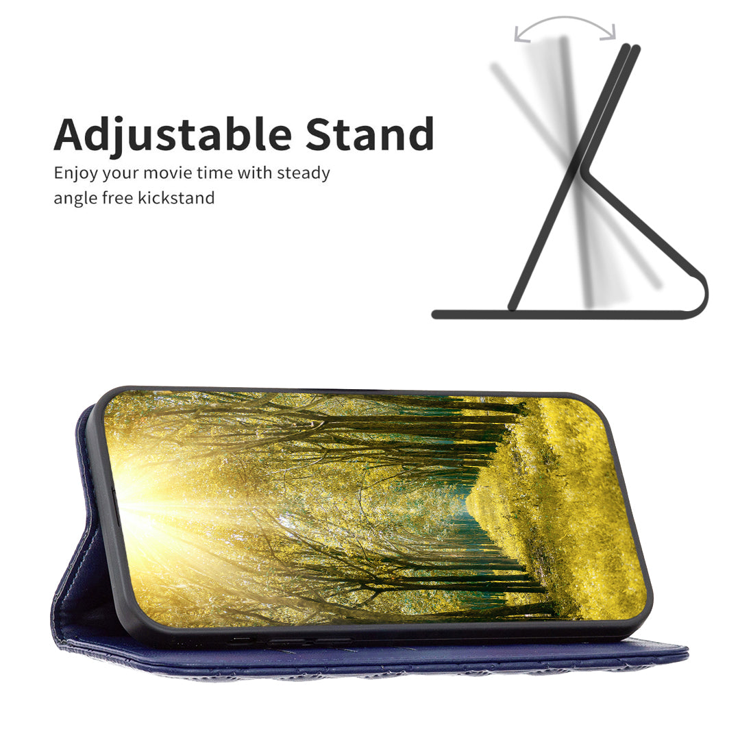 BINFEN COLOR For iPhone 17 Case with Card Holder  PU Leather Phone Stand Cover