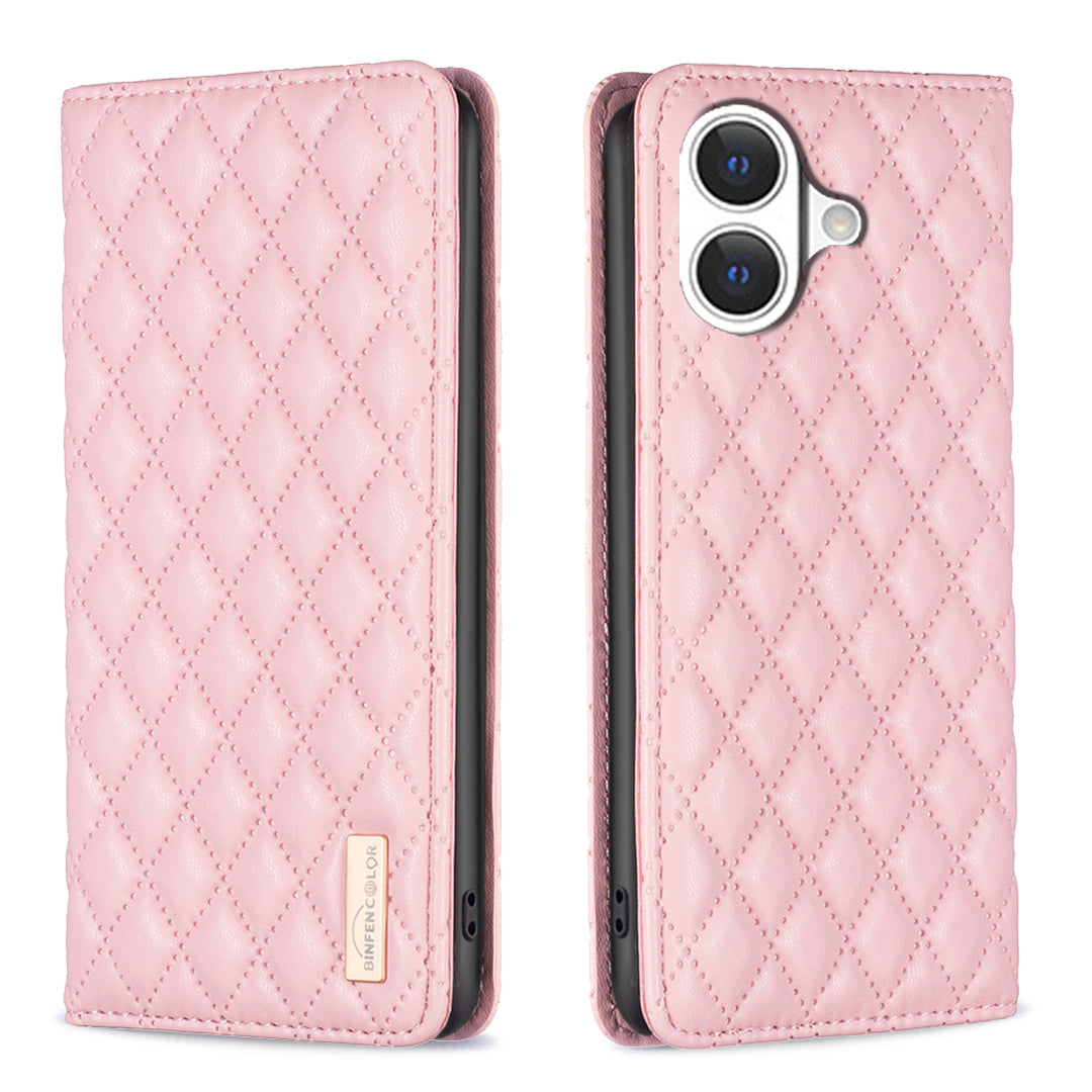 BINFEN COLOR For iPhone 17 Case with Card Holder  PU Leather Phone Stand Cover