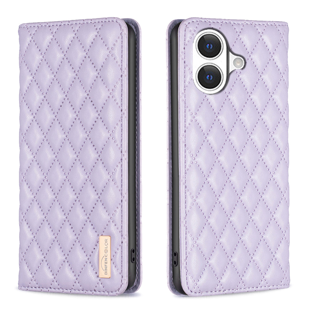 BINFEN COLOR For iPhone 17 Case with Card Holder  PU Leather Phone Stand Cover