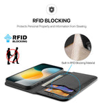 DUX DUCIS For iPhone Air Case  Hivo Series Cowhide Leather RFID Blocking Wallet Stand Flip Phone Cover