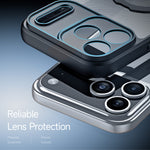 DUX DUCIS Aimo-serien til iPhone 17 Pro med støtte, TPU+PC-mobilskal kompatibelt med MagSafe (REACH-certificering)