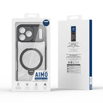 DUX DUCIS Aimo-serien til iPhone 17 Pro med støtte, TPU+PC-mobilskal kompatibelt med MagSafe (REACH-certificering)
