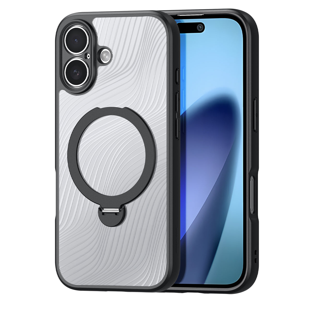 DUX DUCIS For iPhone 17 Case with Kickstand Aimo Series Compatible with MagSafe TPU+PC Phone Cover (REACH Certification)