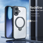 DUX DUCIS For iPhone 17 Case with Kickstand Aimo Series Compatible with MagSafe TPU+PC Phone Cover (REACH Certification)