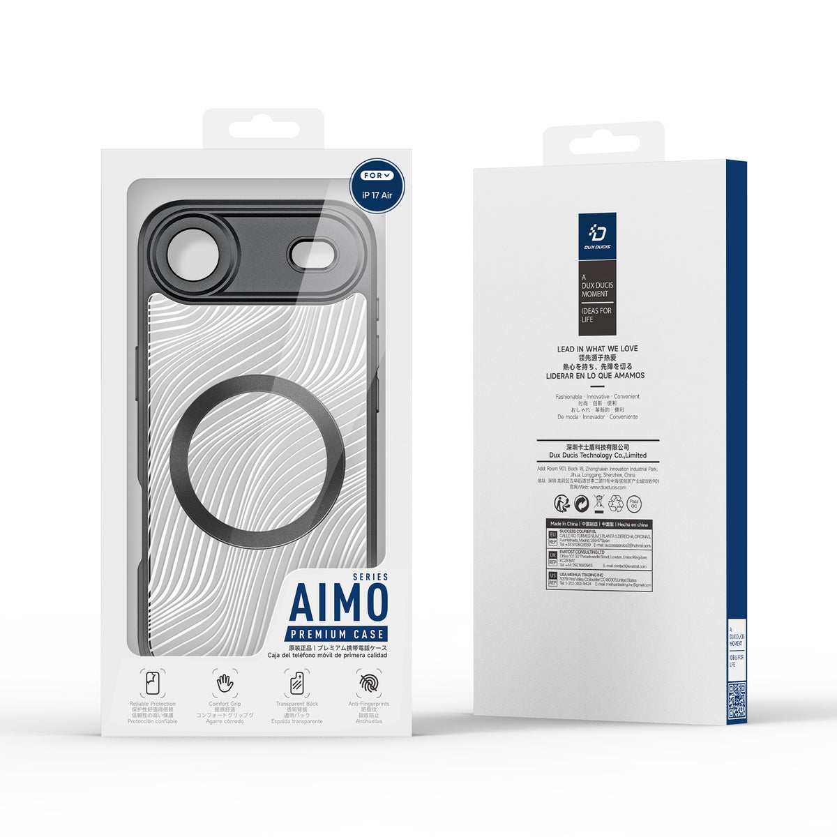 DUX DUCIS For iPhone Air Case  Aimo Series Compatible with MagSafe PC+TPU Slim Cover (REACH Certification)