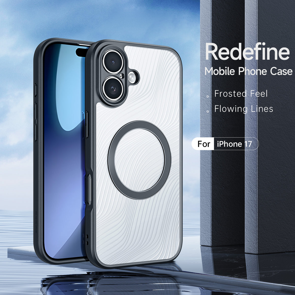 DUX DUCIS For iPhone 17 Case Aimo Series Compatible with MagSafe PC+TPU Slim Cover (REACH Certification)