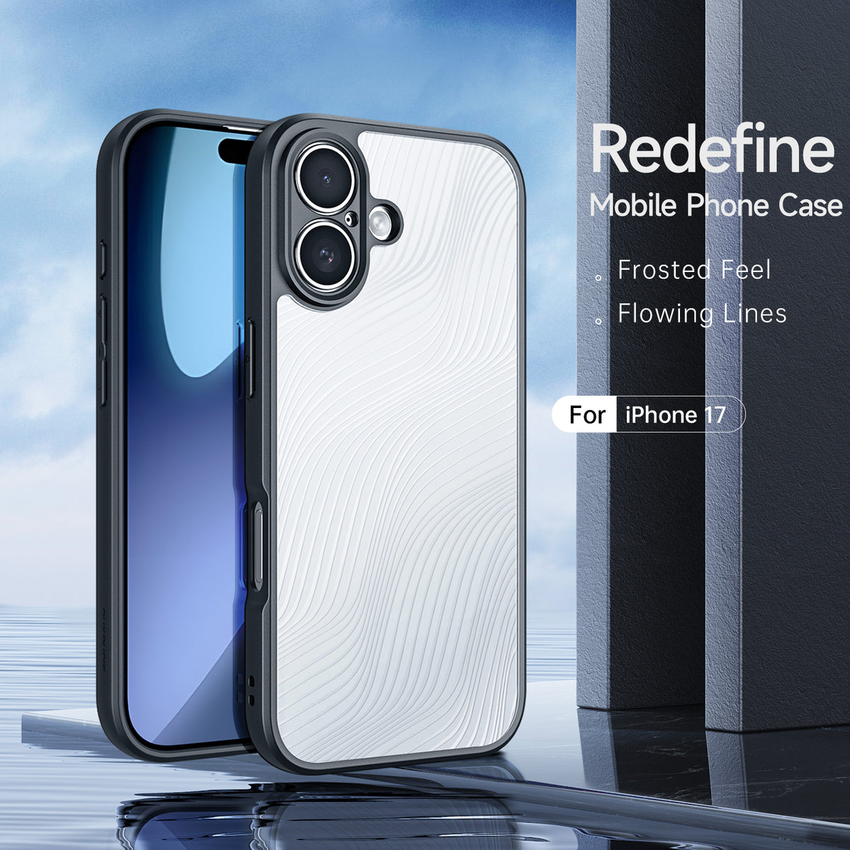DUX DUCIS For iPhone 17 Case Aimo Series TPU+PC Matte Drop-proof Phone Cover (REACH Certification)