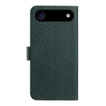 For iPhone Air Case Wallet Stand Litchi Texture Genuine Cow Leather Flip Phone Cover