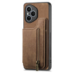 For Honor 400 Pro 5G (Global) Case with Zipper Card Holder Retro Leather TPU Phone Cover