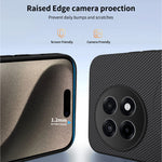 WANLONFENG magnetisk cover til OnePlus Ace 5 5G / OnePlus 13R 5G TQ-serien med kulfibertekstur, PC- og TPU-mobilcover