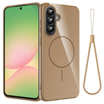 Samsung Galaxy M17 5G / F17 5G / A18 4G / A18 5G / A17 5G / A17 4G Magnetiskt skal TPU mobilbaksida med rem