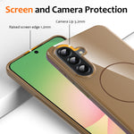 Samsung Galaxy M17 5G / F17 5G / A18 4G / A18 5G / A17 5G / A17 4G Magnetiskt skal TPU mobilbaksida med rem