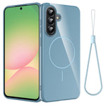 Samsung Galaxy M17 5G / F17 5G / A18 4G / A18 5G / A17 5G / A17 4G Magnetiskt skal TPU mobilbaksida med rem