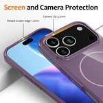 For iPhone 18 Pro / 17 Pro Magnetic Case Compatible with MagSafe TPU Phone Back Cover with Lanyard