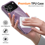 For iPhone 18 Pro / 17 Pro Magnetic Case Compatible with MagSafe TPU Phone Back Cover with Lanyard