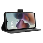 For Motorola Moto G56 5G Leather Case Phone Wallet Cover with Multiple Card Slots