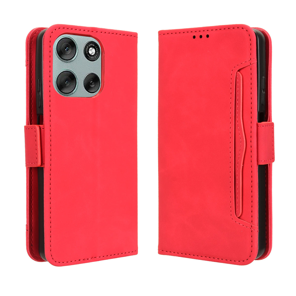 For Motorola Moto G56 5G Leather Case Phone Wallet Cover with Multiple Card Slots
