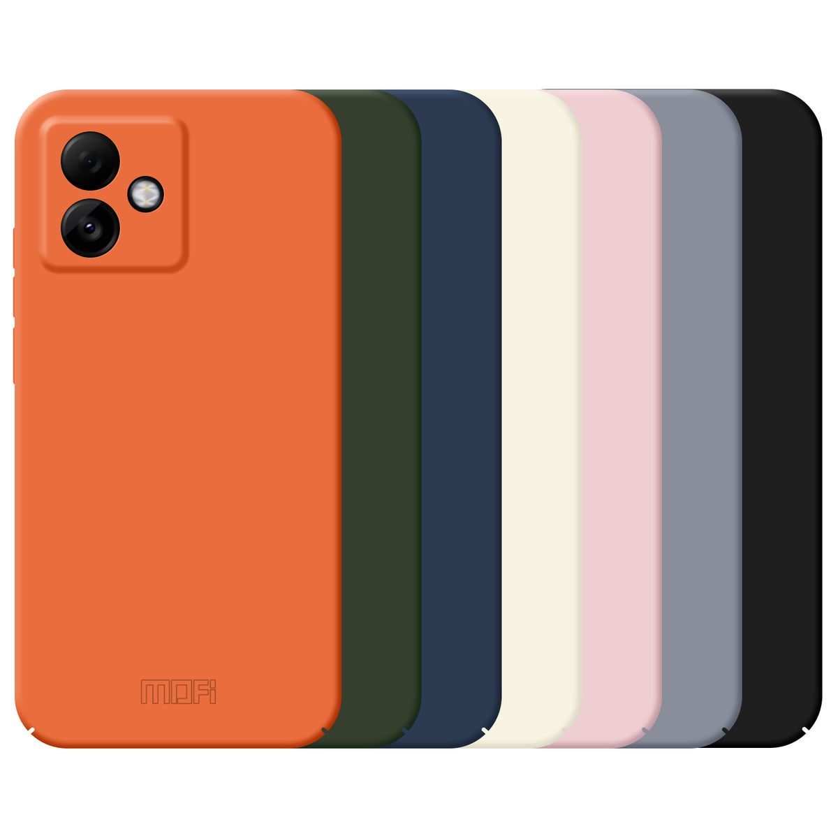 MOFI til Honor X60 GT 5G, mobilcover i JK Qin Series med silkeblød mat overflade og fingeraftryksbestandig bagside