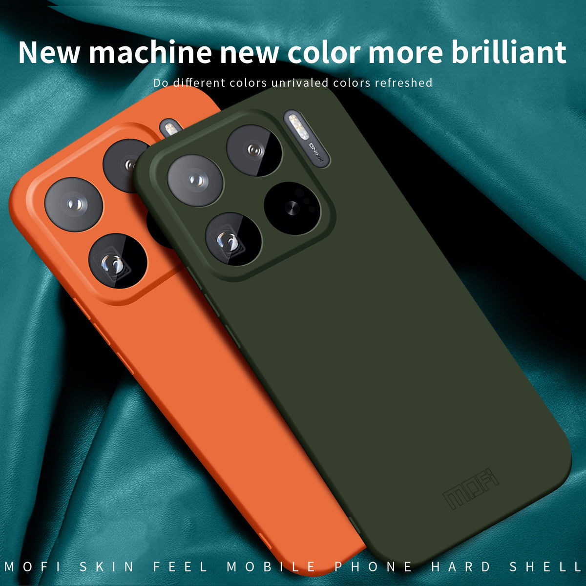 MOFI-mobilcover til Xiaomi 15S Pro, JK Qin-serien, Skin-Touch, mat, fingeraftryksbestandig bagside