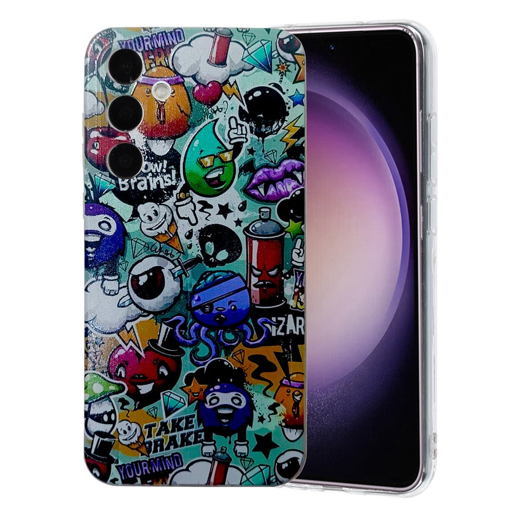 Samsung Galaxy A18 5G / A18 4G / A17 5G / A17 4G / A26 5G skal mönstertryck mobilmobil TPU baksida