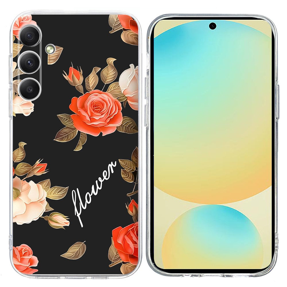 Samsung Galaxy A18 5G / A18 4G / A17 5G / A17 4G / A26 5G skal mönstertryck stötsäkert mjukt TPU mobilskal