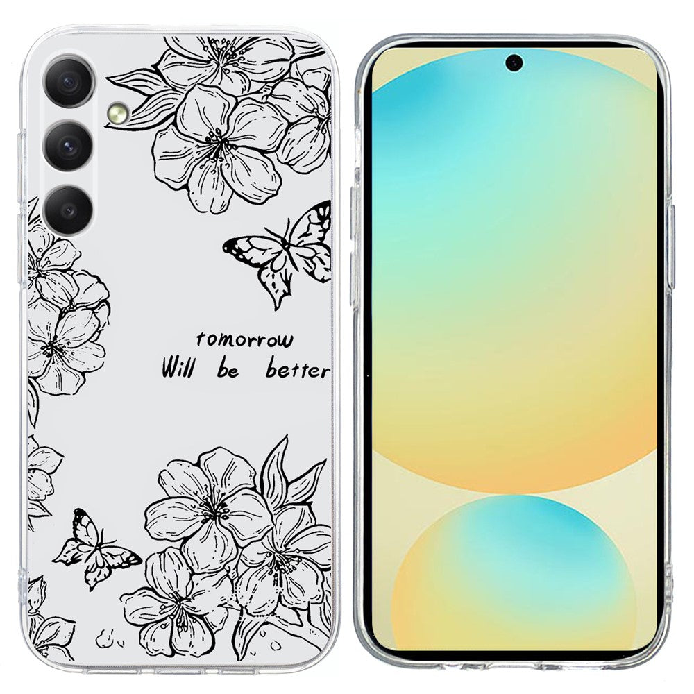 Samsung Galaxy A18 5G / A18 4G / A17 5G / A17 4G / A26 5G skal mönstertryck stötsäkert mjukt TPU mobilskal