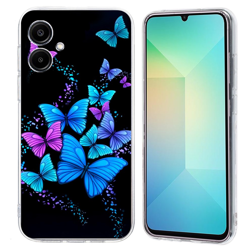 Til Samsung Galaxy A08 5G / A08 4G / A07 4G cover mønsterprint stødsikkert blødt TPU telefoncover