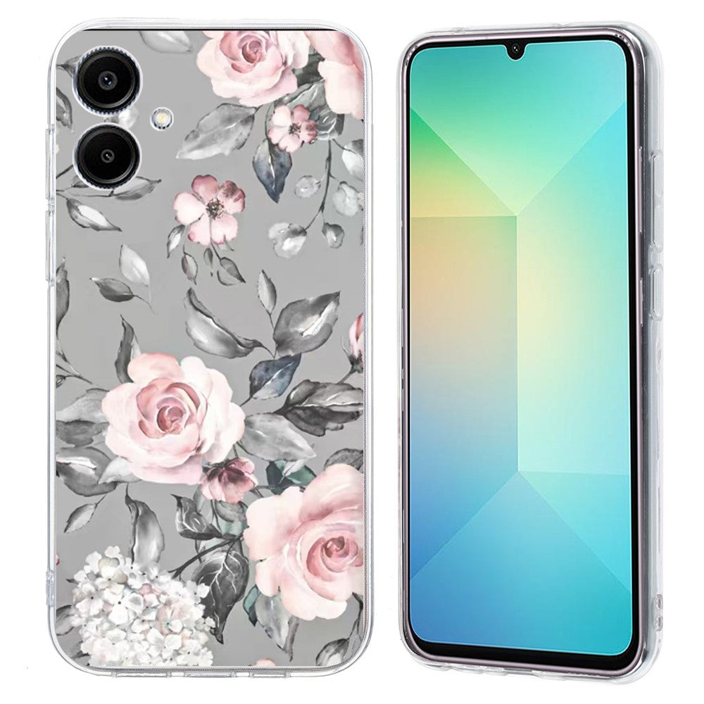 Til Samsung Galaxy A08 5G / A08 4G / A07 4G cover mønsterprint stødsikkert blødt TPU telefoncover