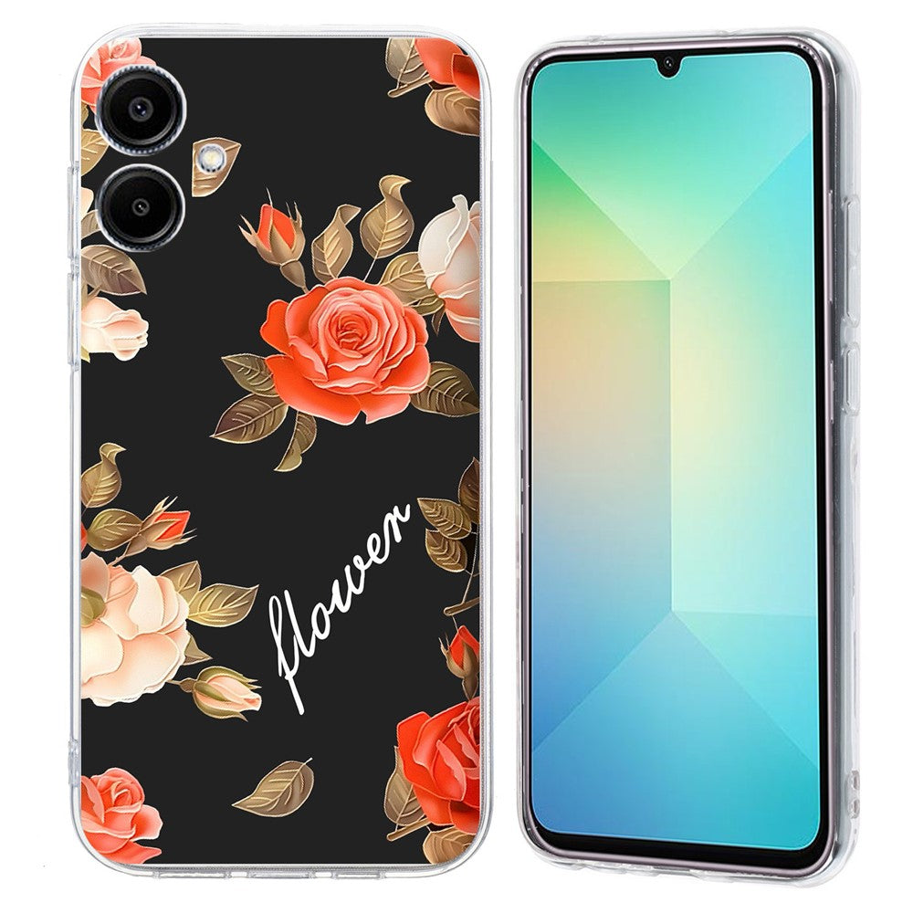 Til Samsung Galaxy A08 5G / A08 4G / A07 4G cover mønsterprint stødsikkert blødt TPU telefoncover