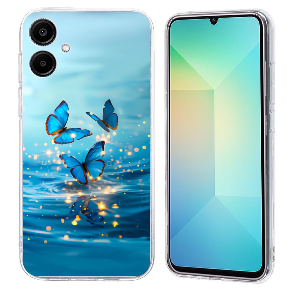 Til Samsung Galaxy A08 5G / A08 4G / A07 4G cover mønsterprint stødsikkert blødt TPU telefoncover
