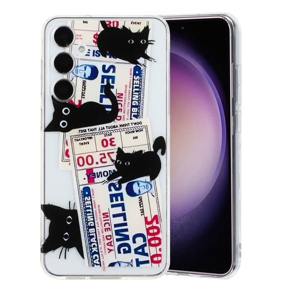 Samsung Galaxy A18 5G / A18 4G / A17 5G / A17 4G / A26 5G skal mjukt TPU mobilbaksida mönster tryck