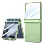 GKK For Samsung Galaxy Z Flip7 5G Case with Clear Screen Film Magnetic Hinge Protection Phone Cover
