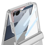 GKK For Samsung Galaxy Z Flip7 5G Case with Clear Screen Film Magnetic Hinge Protection Phone Cover