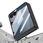 GKK For Samsung Galaxy Z Flip7 5G Case with Clear Screen Film Magnetic Hinge Protection Phone Cover