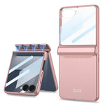 GKK For Samsung Galaxy Z Flip7 5G Case with Clear Screen Film Magnetic Hinge Protection Phone Cover