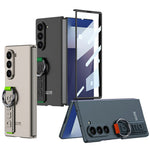 GKK For Samsung Galaxy Z Fold7 5G Wristband Phone Case Folding Cover with HD Screen Protector
