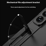 GKK til Samsung Galaxy Z Fold7 5G-cover med klar skærmfilm, magnetisk hængsel og støttefod